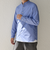SHIPS any: ストライプ / ソリッド リラックス バンドカラー シャツ 25AW◇