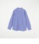 SHIPS any:〈洗濯機可能〉ストライプ / ソリッド リラックス バンドカラー シャツ 26AW◆