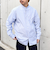 SHIPS any: ストライプ / ソリッド リラックス バンドカラー シャツ 25AW◇