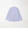 SHIPS any: ストライプ / ソリッド リラックス バンドカラー シャツ 25AW◇