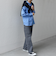 SHIPS any: ストライプ / ソリッド リラックス バンドカラー シャツ 25AW◇