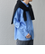 SHIPS any: ストライプ / ソリッド リラックス バンドカラー シャツ 25AW◇