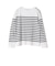 SHIPS Primary Navy Label:〈手洗い可能〉スヴィン ボーダー ボートネック ニット