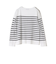 SHIPS Primary Navy Label:〈手洗い可能〉スヴィン ボーダー ボートネック ニット