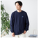 【SHIPS any別注】LACOSTE: ワンポイント ピケ クルーネック Tシャツ (ロンT)◇