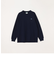 【SHIPS any別注】LACOSTE: ワンポイント ピケ クルーネック Tシャツ (ロンT)◇