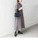 【WEB限定】SHIPS any:〈洗濯機可能〉ダブルクロス Aライン シャツワンピース［NAVY BLUE］
