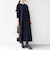 《一部追加予約》【WEB限定】SHIPS any:〈洗濯機可能〉ダブルクロス Aライン シャツワンピース［NAVY BLUE］