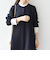 《一部追加予約》【WEB限定】SHIPS any:〈洗濯機可能〉ダブルクロス Aライン シャツワンピース［NAVY BLUE］