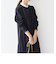 《一部予約》SHIPS any: ダブルクロス Aライン シャツワンピース［NAVY BLUE］