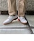 【Southwick別注】SANDERS: White Nubuck Officer Shoe