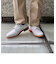 【Southwick別注】SANDERS: White Nubuck Officer Shoe