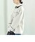quaranciel:〈洗濯機可能〉 ダブルクロス ボタン ノーカラー ジャケット
