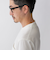 【WEB限定】SHIPS: テレワーク ビズ ガスコットン クルーネック ポケットTシャツ（ロンT）