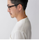 【WEB限定】SHIPS: テレワーク ビズ ガスコットン クルーネック ポケットTシャツ（ロンT）