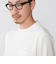 【WEB限定】SHIPS: テレワーク ビズ ガスコットン クルーネック ポケットTシャツ（ロンT）