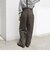 SHIPS any:〈洗濯機可能〉マニッシュ サスペンダー ワイド パンツ