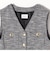 SHIPS any:〈手洗い可能〉シャイン ツイード コンパクト ベスト