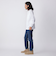 【WEB限定】SHIPS:〈汗染み防止加工〉ワンポイントロゴ ビッグシルエットヘビーウェイトTシャツ