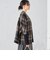 〈手洗い可能〉袖 リブ 切り替え チェック ショート 羽織 ◇