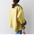 SHIPS any: リバー スタンドカラー ポンチョ ショート コート