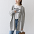 SHIPS any: AQUA カシミヤ ミックス Vネック ニット カーディガン