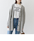 SHIPS any: AQUA カシミヤ ミックス Vネック ニット カーディガン