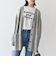 SHIPS any: AQUA カシミヤ ミックス Vネック ニット カーディガン