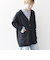 SHIPS any: AQUA カシミヤ ミックス Vネック ニット カーディガン