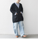 SHIPS any: AQUA カシミヤ ミックス Vネック ニット カーディガン