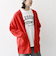 SHIPS any: AQUA カシミヤ ミックス Vネック ニット カーディガン