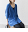 SHIPS any: AQUA カシミヤ ミックス Vネック ニット カーディガン