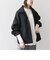 SHIPS any: スタンドカラー ウール ジップ ブルゾン