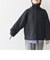 SHIPS any: スタンドカラー ウール ジップ ブルゾン