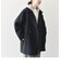 SHIPS any: ノンミュールジングウール テーラード コクーン ショート コート