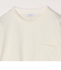 SHIPS any: パールワッフル フェイクレイヤード Tシャツ (ロンT)◇