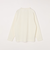 SHIPS any: パールワッフル フェイクレイヤード Tシャツ (ロンT)◇