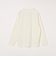 SHIPS any: パールワッフル フェイクレイヤード Tシャツ (ロンT)◇