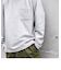 SHIPS any: パールワッフル フェイクレイヤード Tシャツ (ロンT)◇
