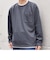 SHIPS any: パールワッフル フェイクレイヤード Tシャツ (ロンT)◇