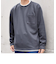 SHIPS any: パールワッフル フェイクレイヤード Tシャツ (ロンT)◇