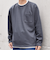 SHIPS any: パールワッフル フェイクレイヤード Tシャツ (ロンT)◇