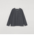 SHIPS any: パールワッフル フェイクレイヤード Tシャツ (ロンT)◇