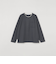 SHIPS any: パールワッフル フェイクレイヤード Tシャツ (ロンT)◇