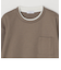 SHIPS any: パールワッフル フェイクレイヤード Tシャツ (ロンT)◇