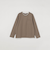 SHIPS any: パールワッフル フェイクレイヤード Tシャツ (ロンT)◇