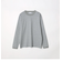 SHIPS any: スムースコットン クルーネック Tシャツ (ロンT)◇
