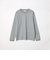 SHIPS any: スムースコットン クルーネック Tシャツ (ロンT)◇