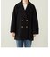 quaranciel: ノンミュールジングウール ハンサム ピーコート