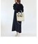 quaranciel:〈手洗い可能〉フェイクレイヤード ニット  ロング ワンピース